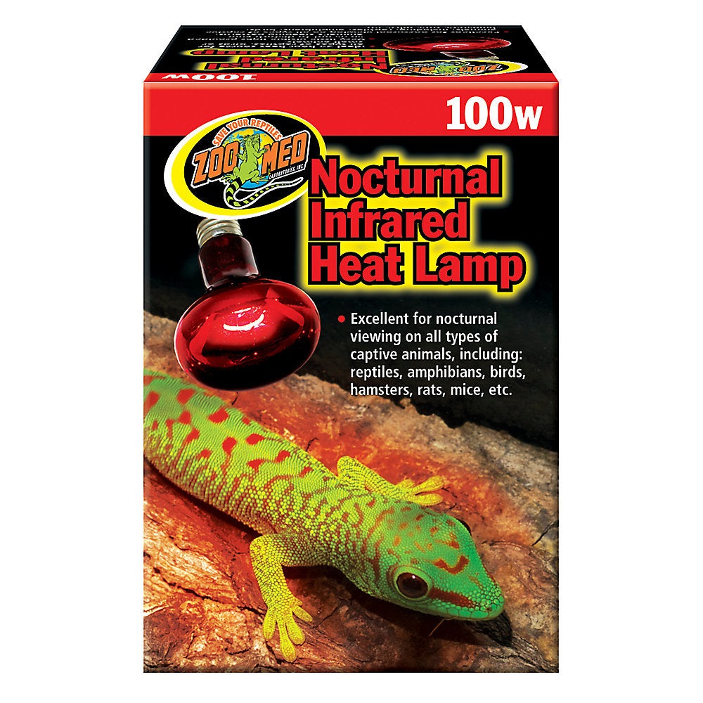 Lampes Chauffantes Infrarouges Nocturnes Zoo Med 100 Watt